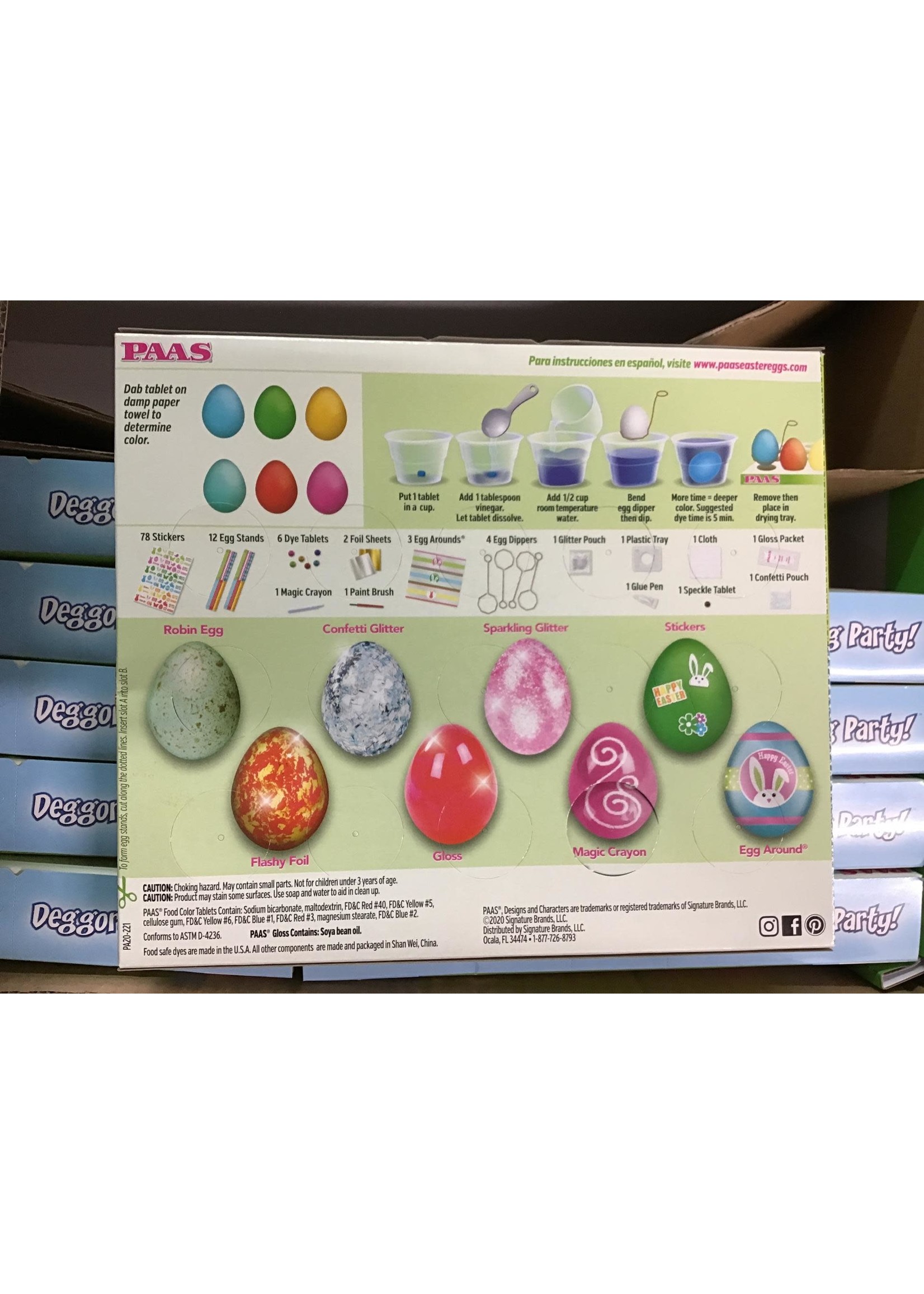 Paas Easter Deggorating Party Egg Decorating Kit