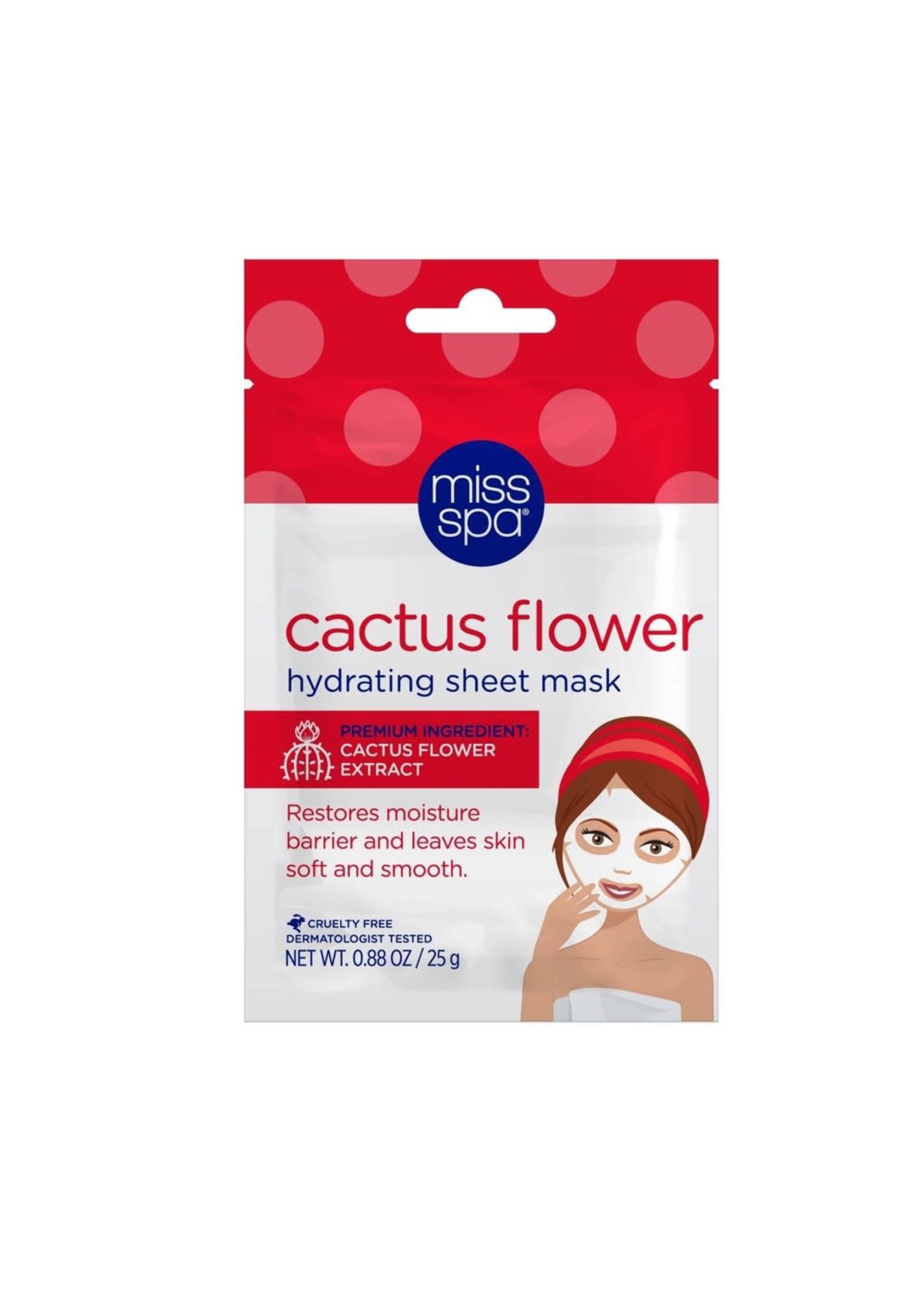 Miss Spa Cactus Flower Sheet Mask - 0.88oz