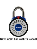 Master Lock 22mm Wide Magnification Combination Dial Padlock - Blue 1588D