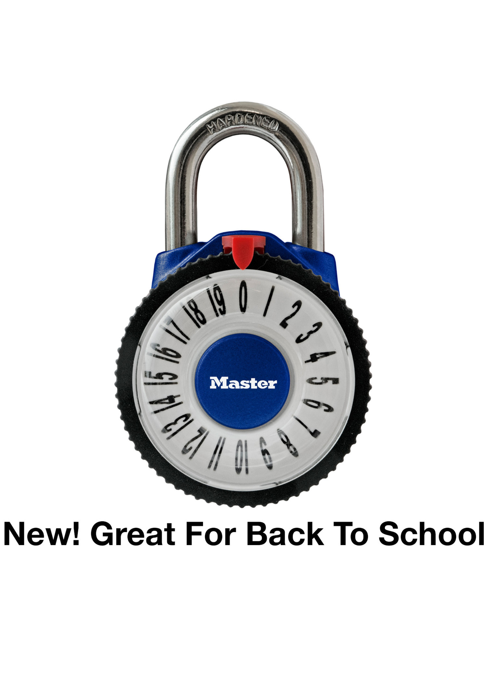 Master Lock 22mm Wide Magnification Combination Dial Padlock - Blue 1588D