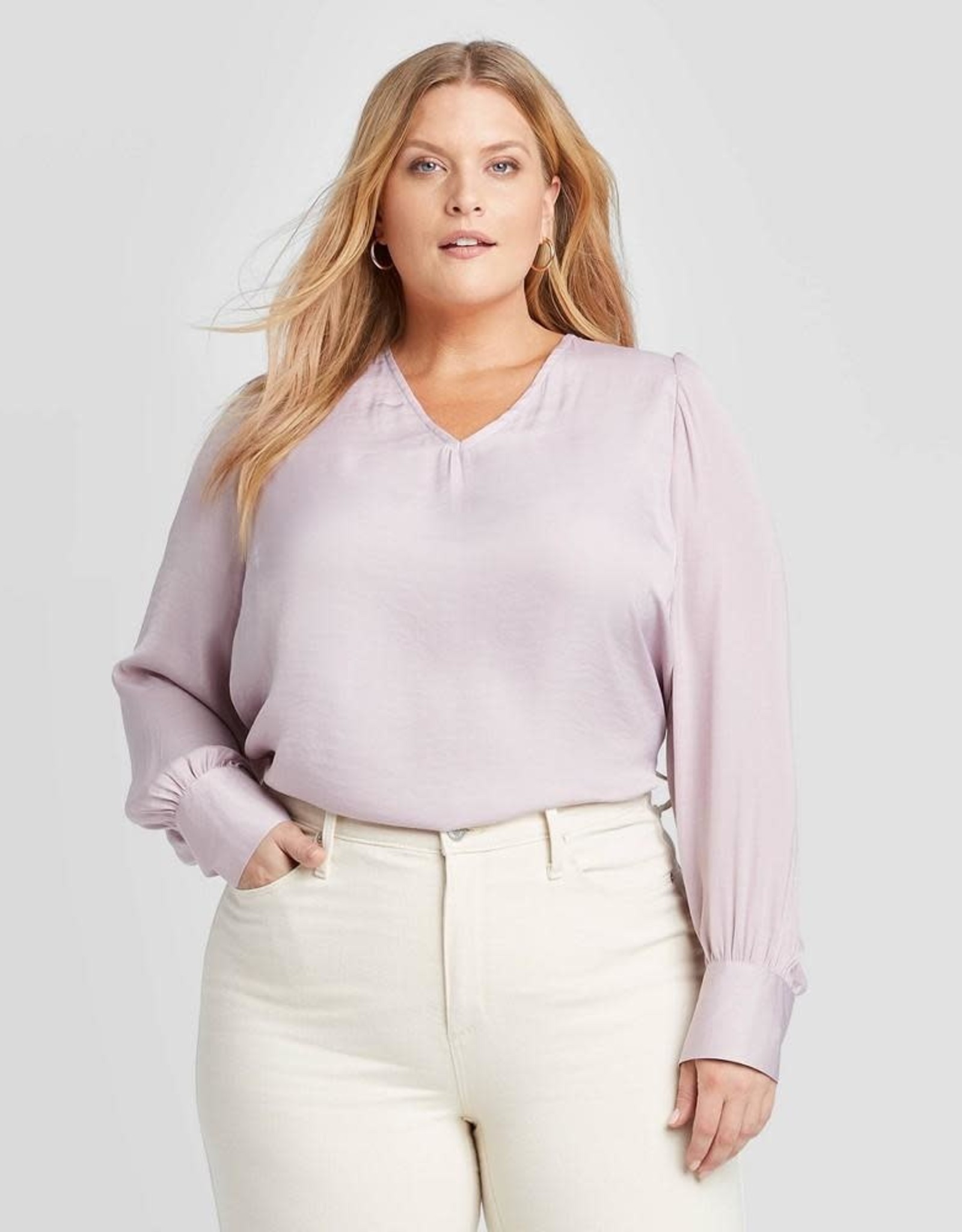 women's plus size satin blouses