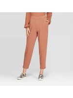 Women's Mid-Rise Straight Leg French Terry Pants - A New Dayâ„¢ Blush XXL