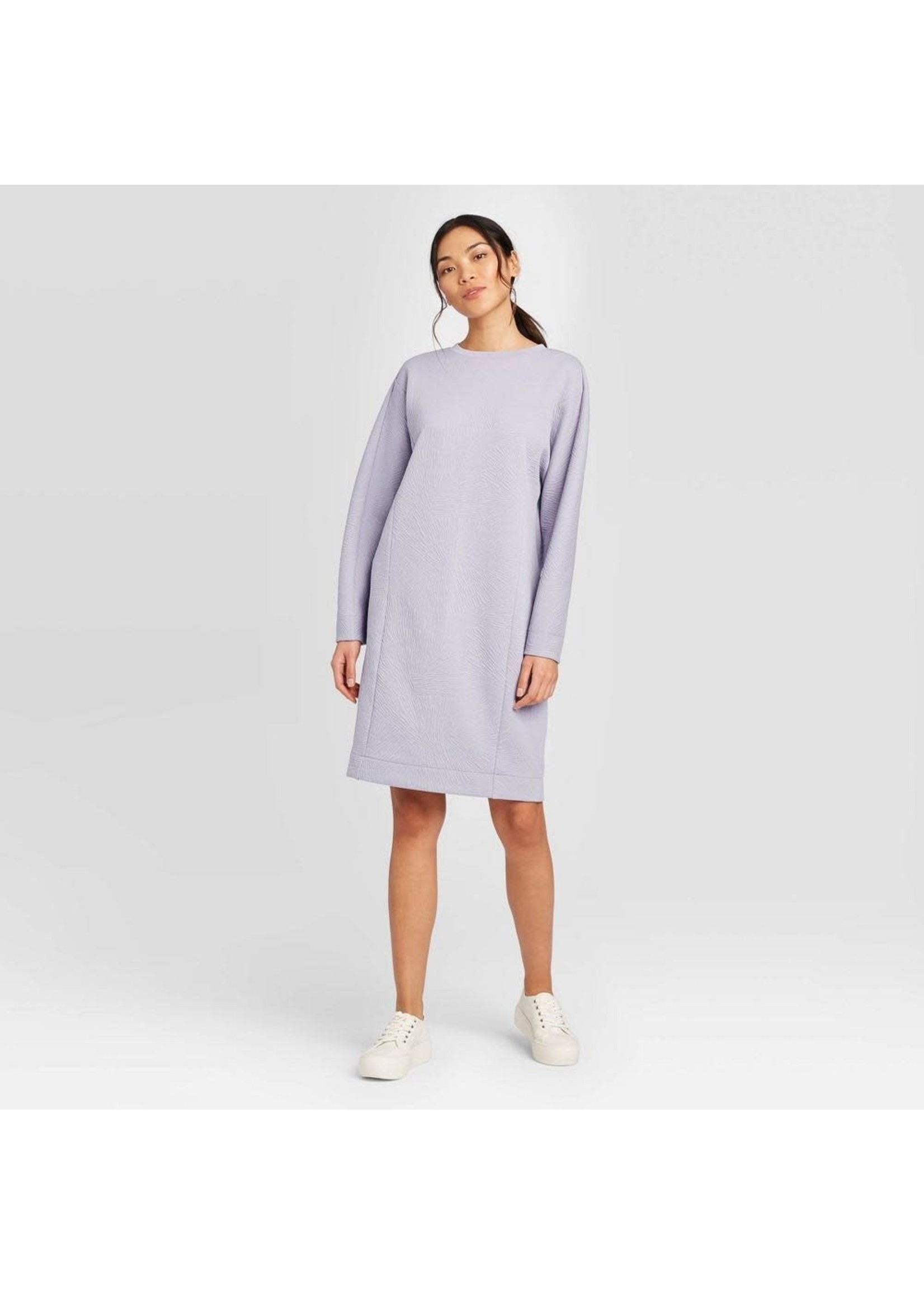 Women's Long Sleeve Crewneck Dress - Prologueâ„¢ Lilac XL