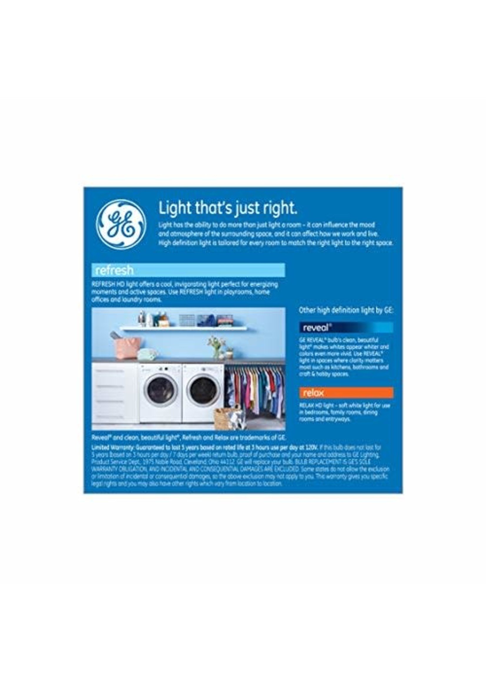 Refresh Light Bulb LED 40W Long Life Dimming 2pk LED A19
