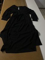 Women's Casual Fit Long Sleeve Boat Neck Midi Shift Dress - Prologueâ„¢ Black XL