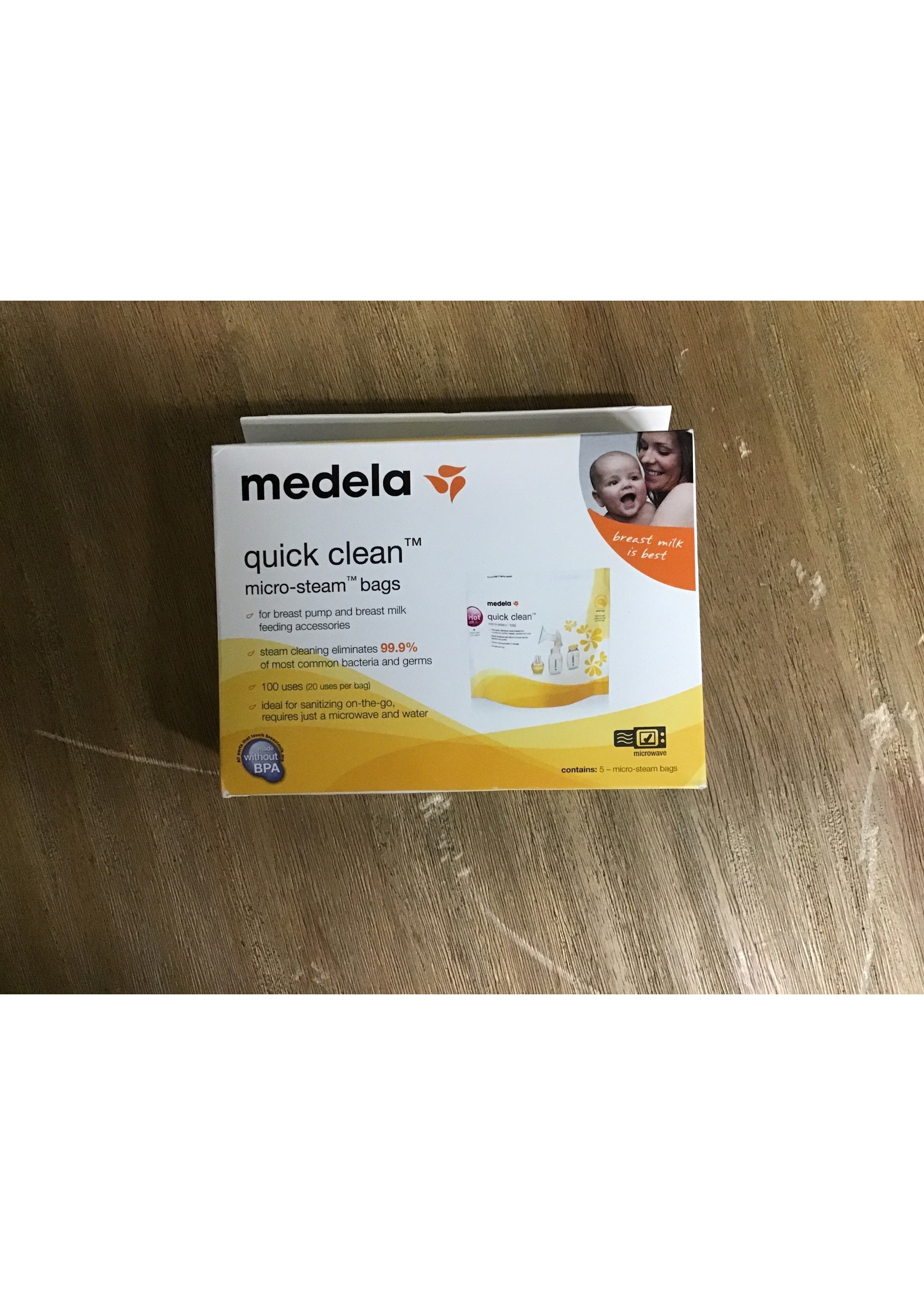 Medela Quick Clean Micro-Steam Sanitizing Bags - 5ct