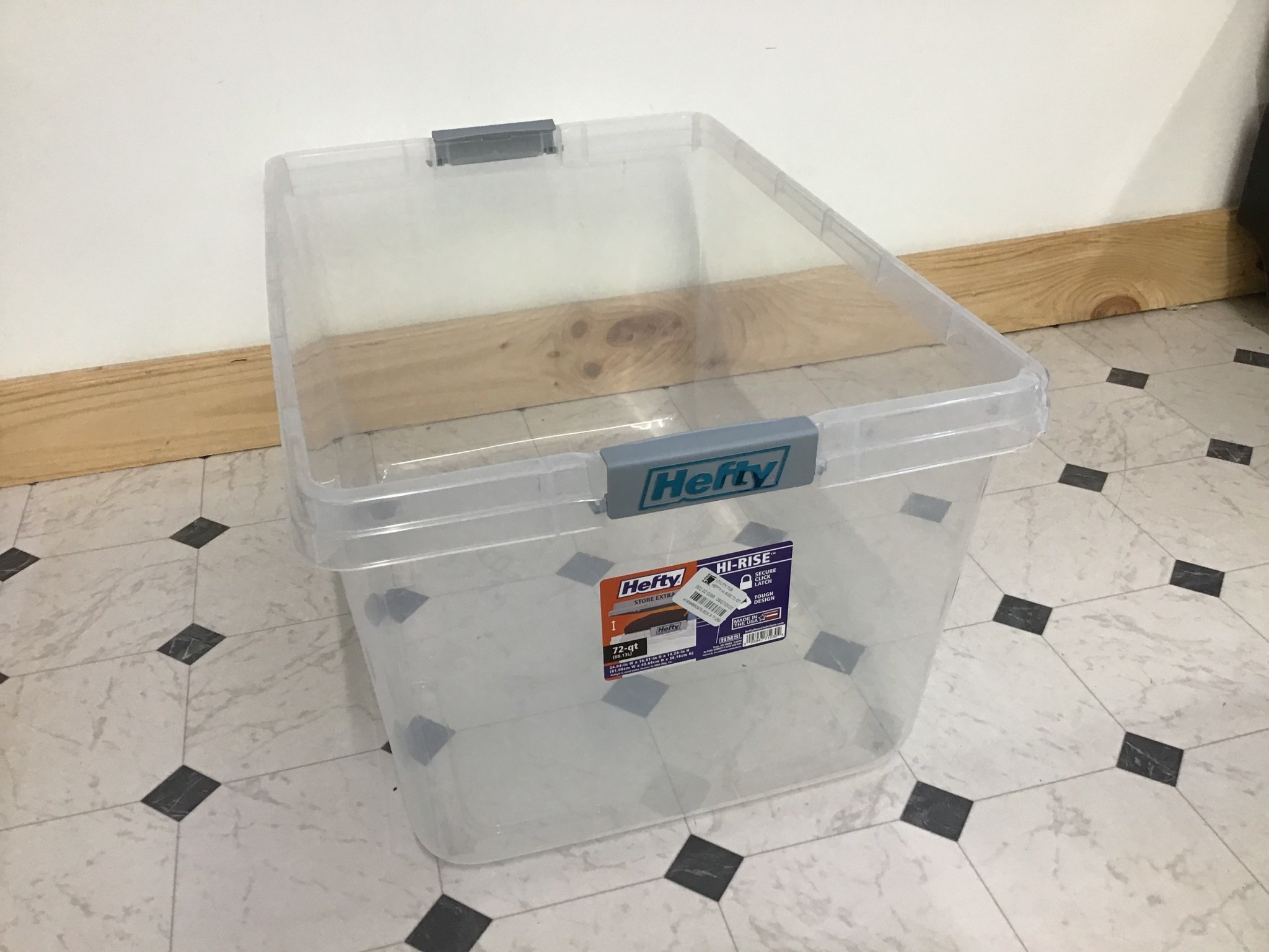 Hefty Storage Bins 72 Qt Storage Ideas