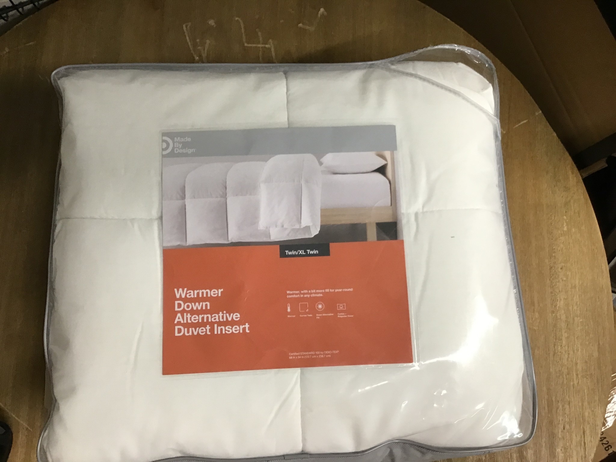 Twin/Twin XL Warmer Down Alternative Comforter Insert White Made By