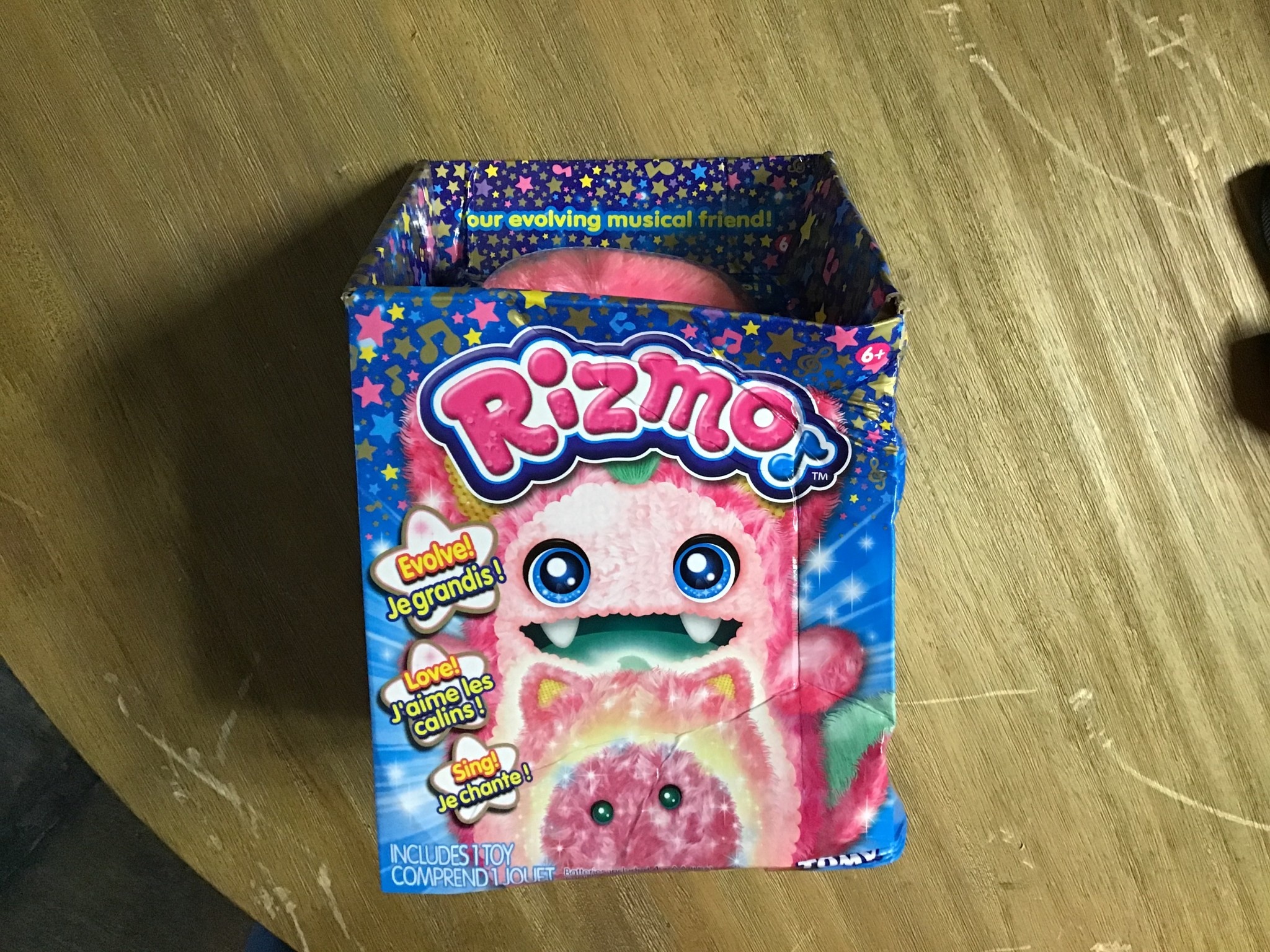 rizmo interactive evolving musical plush toy