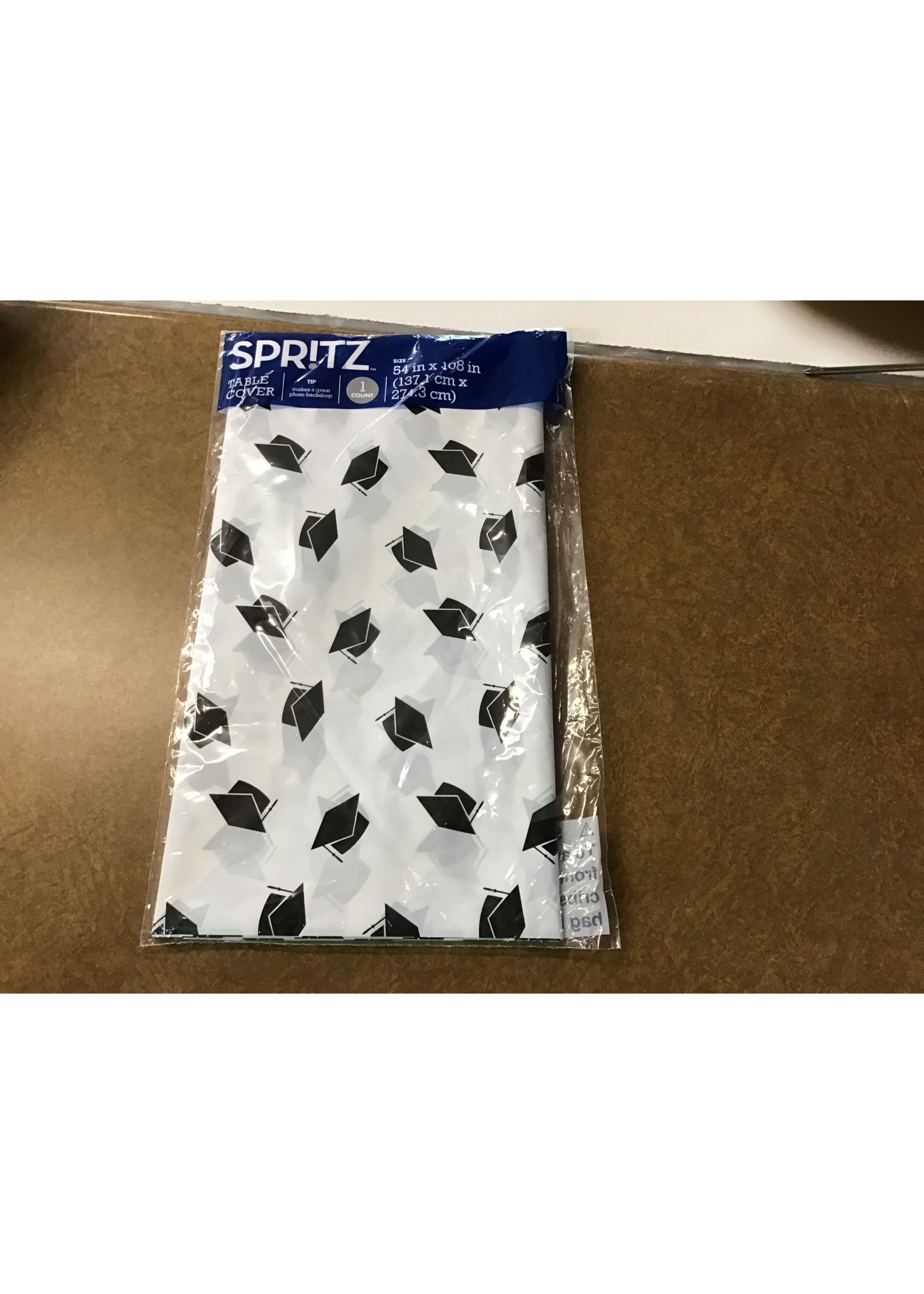 Spritz Graduation Table Cover 54 in x 108 in