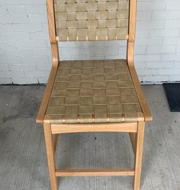 ceylon woven and wood counter stool
