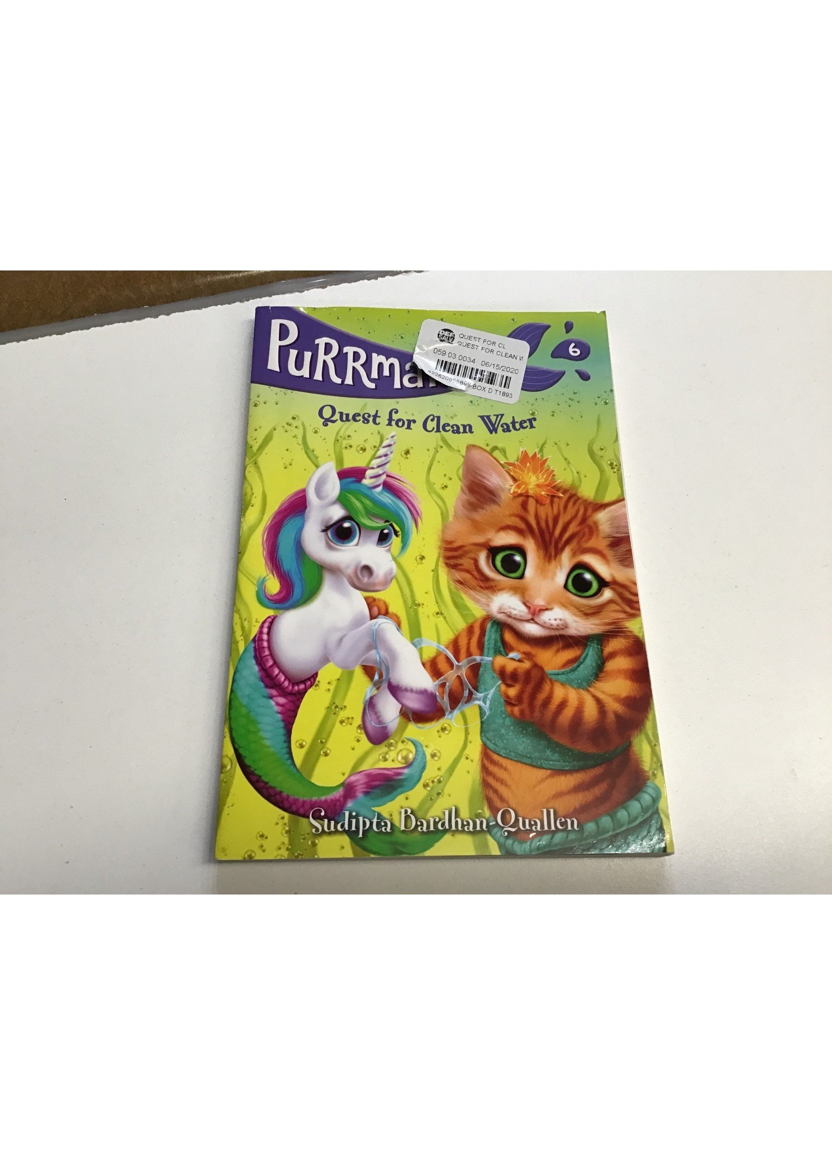 Purrmaids Quest for Clean Water (PURR6) Book