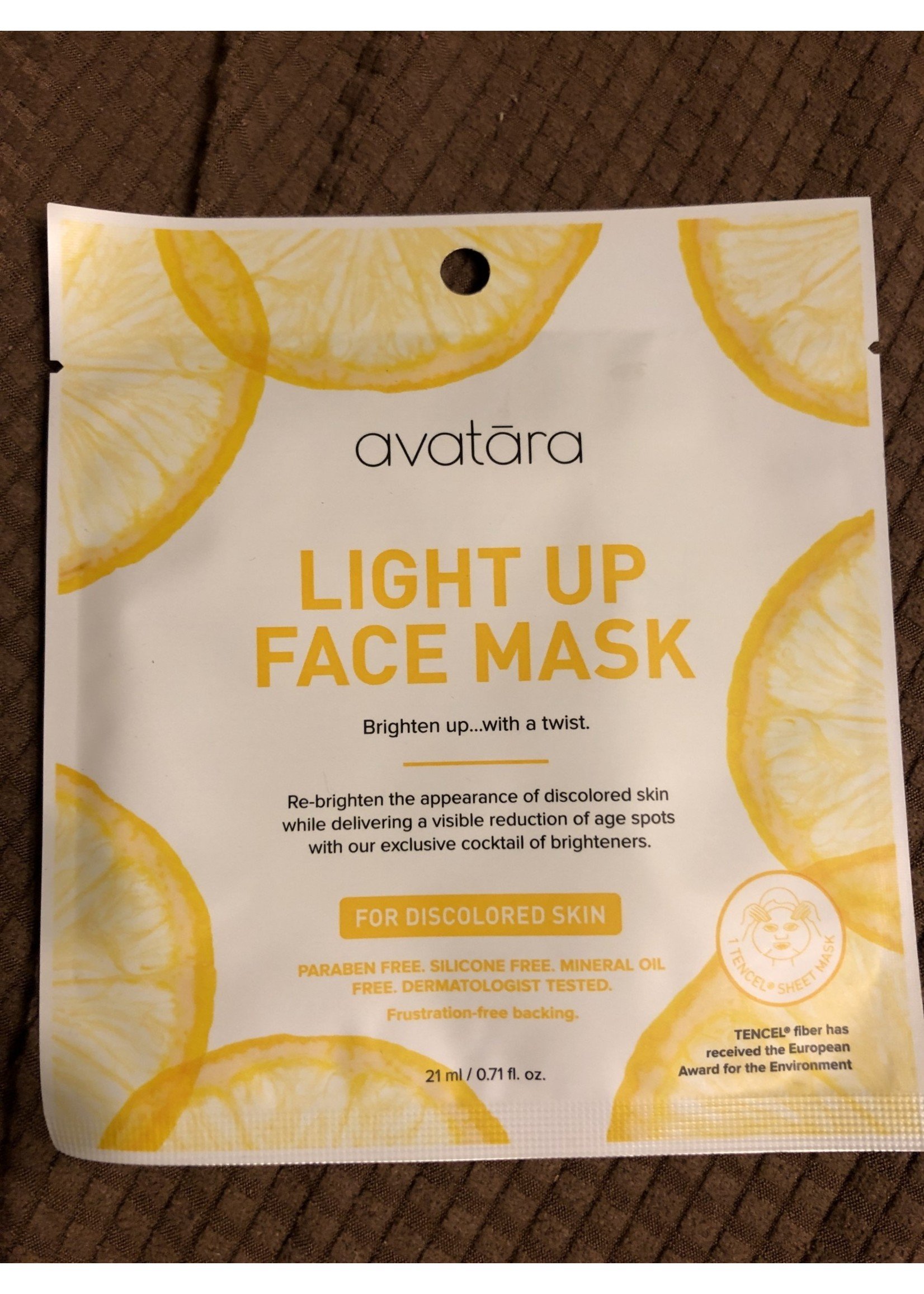 Unscented Avatara Light Up Face Mask For Discolored Skin - 0.71 fl oz