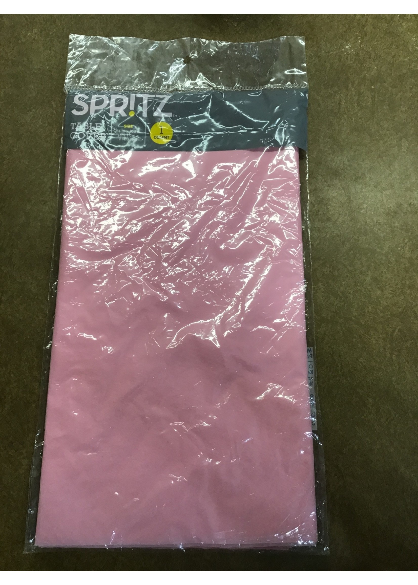 Solid Tablecovers 54" x 108" Light Pink - Spritz™