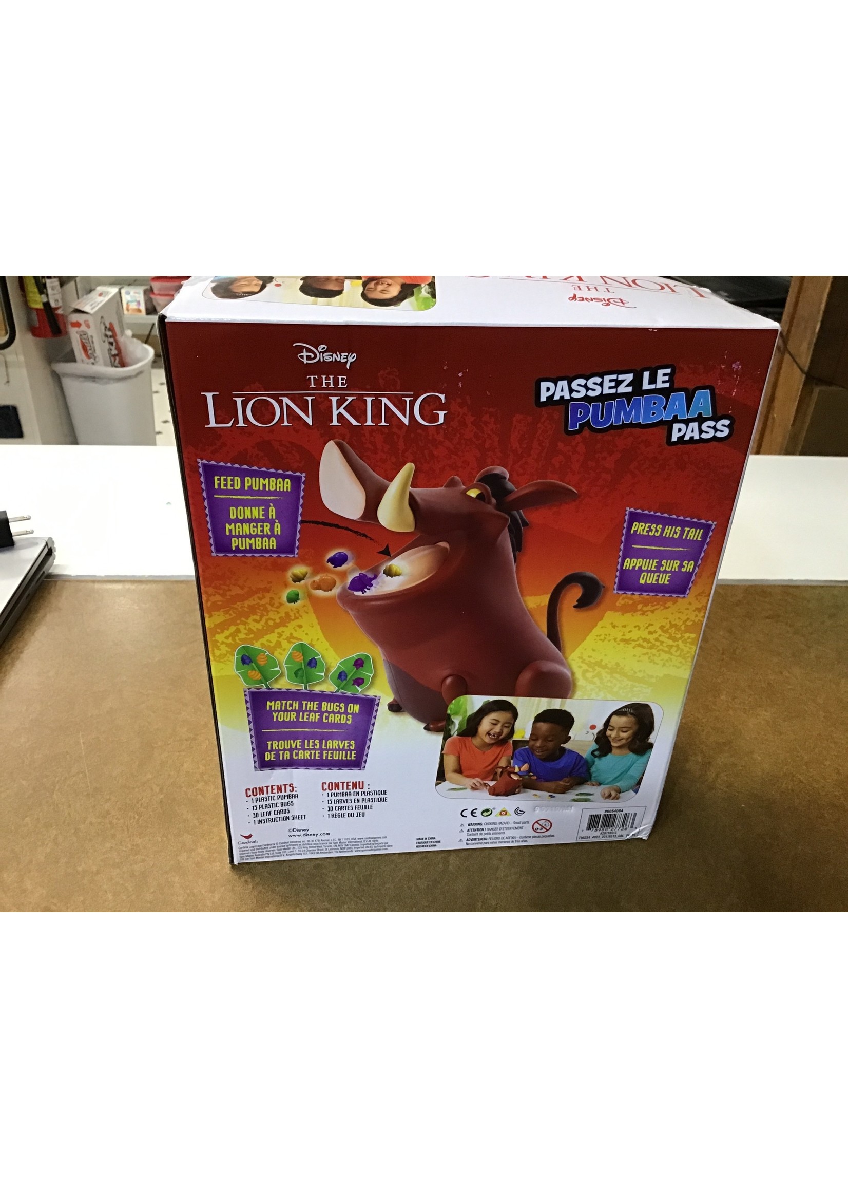 Disney Lion King Pumbaa Pass Game