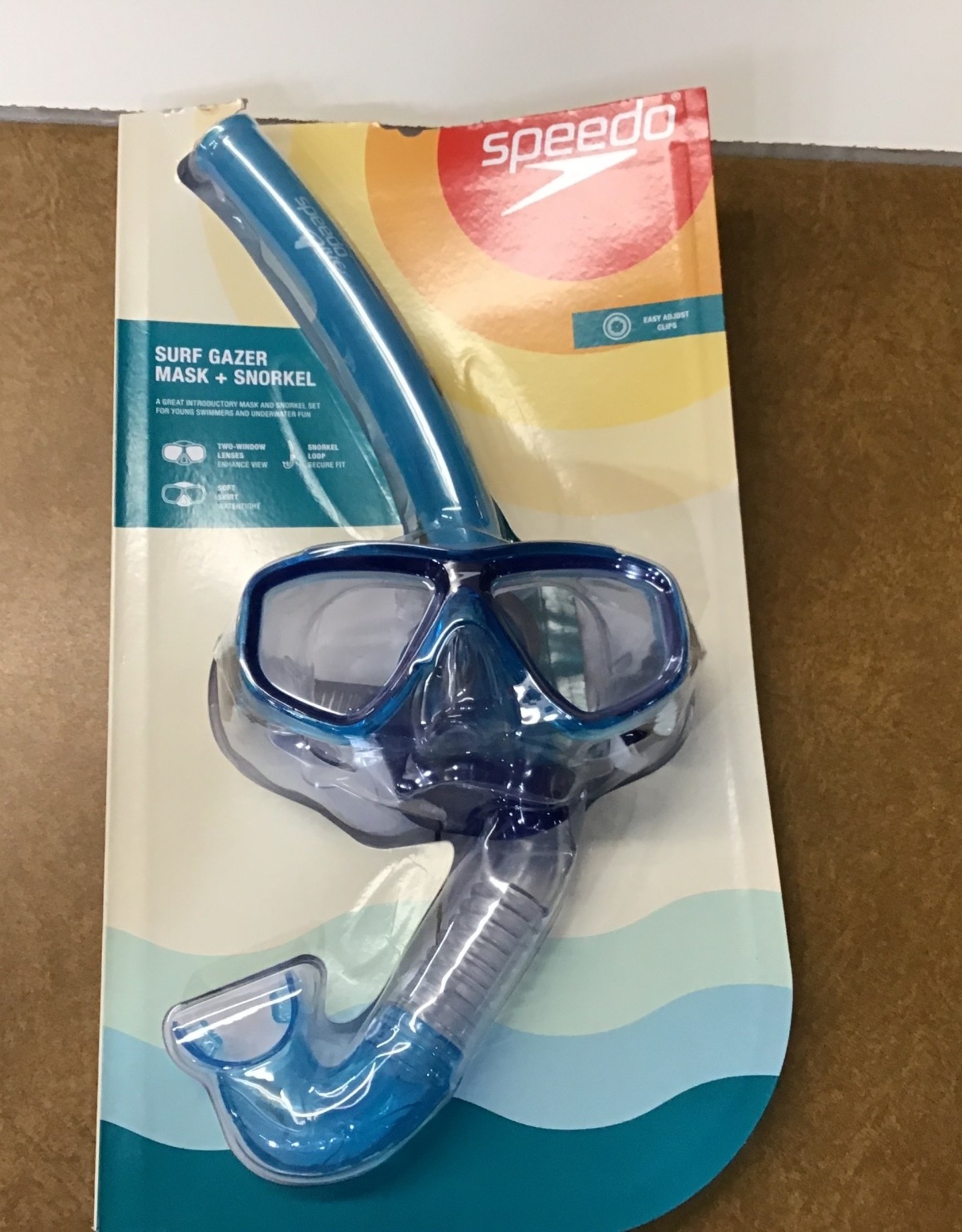speedo kids snorkel set