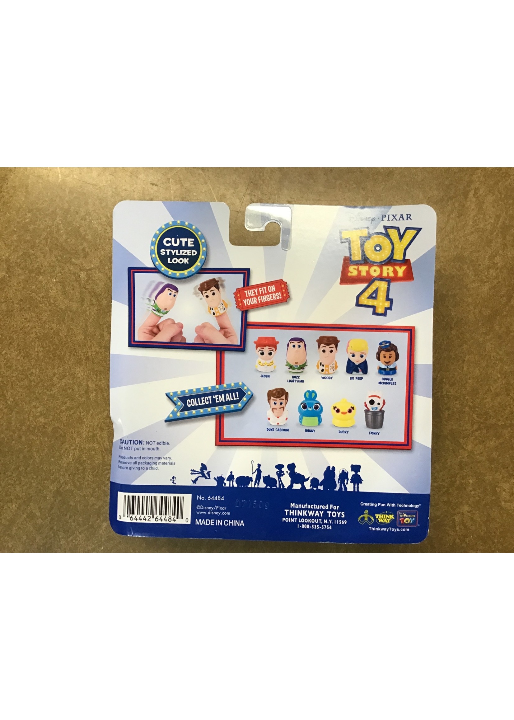 Toy Story 4 Finger Puppets 3pk Assorted Characters