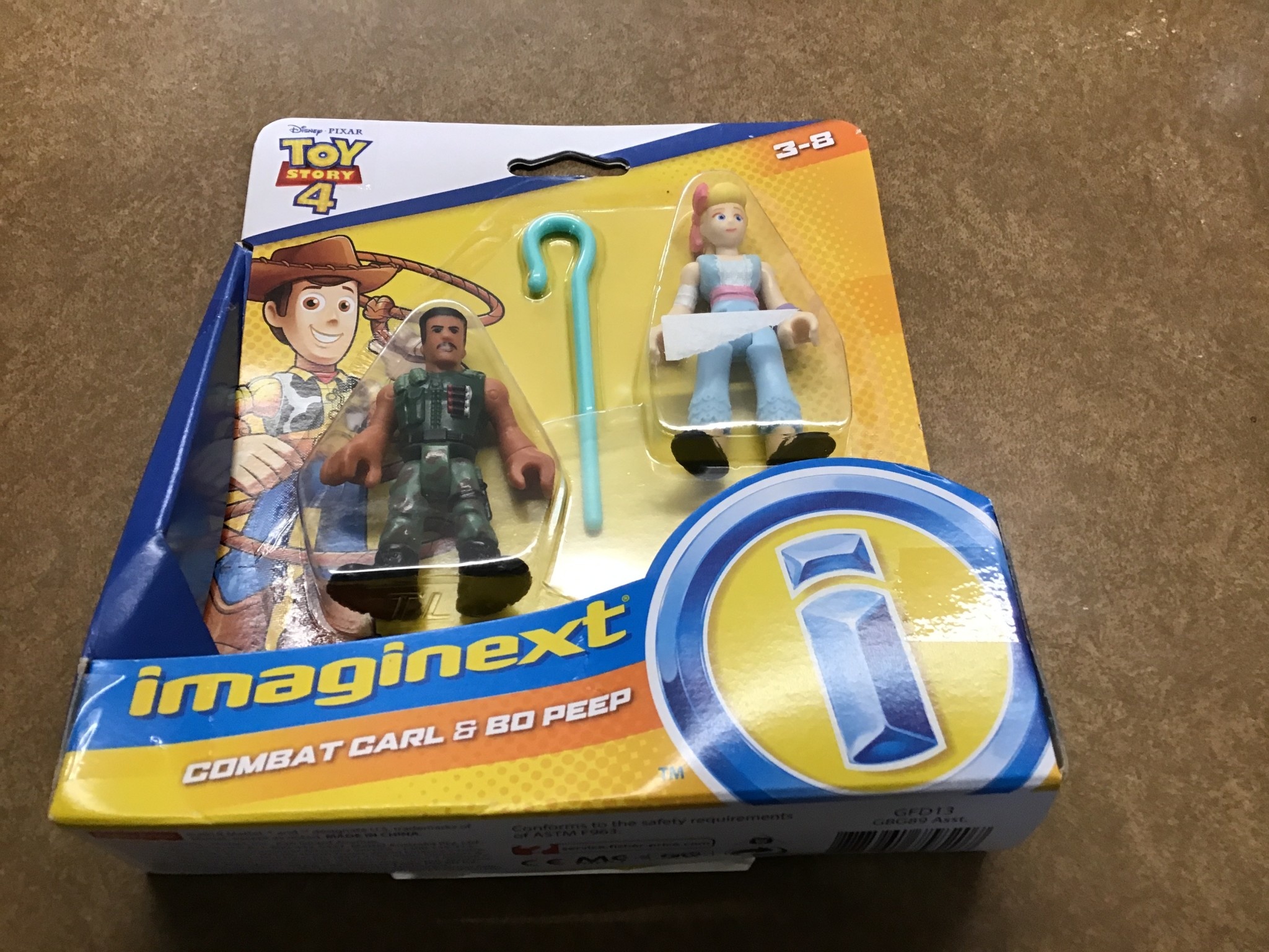 Toy Story 4 Combat Carl Figure Fisher-Price Imaginext Disney