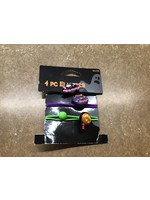 Halloween 4 pc elastic pony tail holders