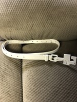 Women's Laser Cut Belt with Matching Buckle - A New Day™ White XL