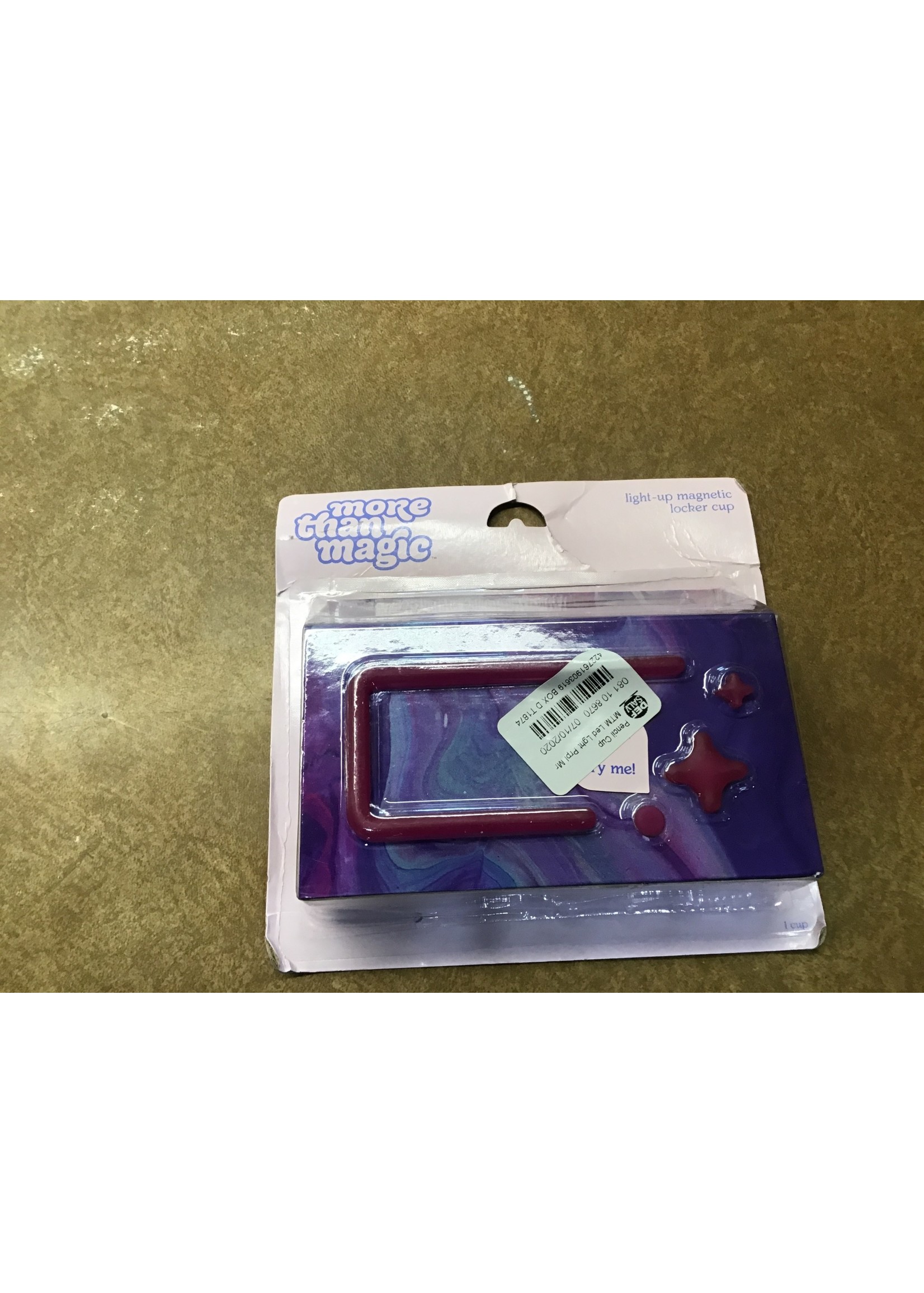 More Than Magic™ Locker Pencil Cup with Led Light - Purple Marble