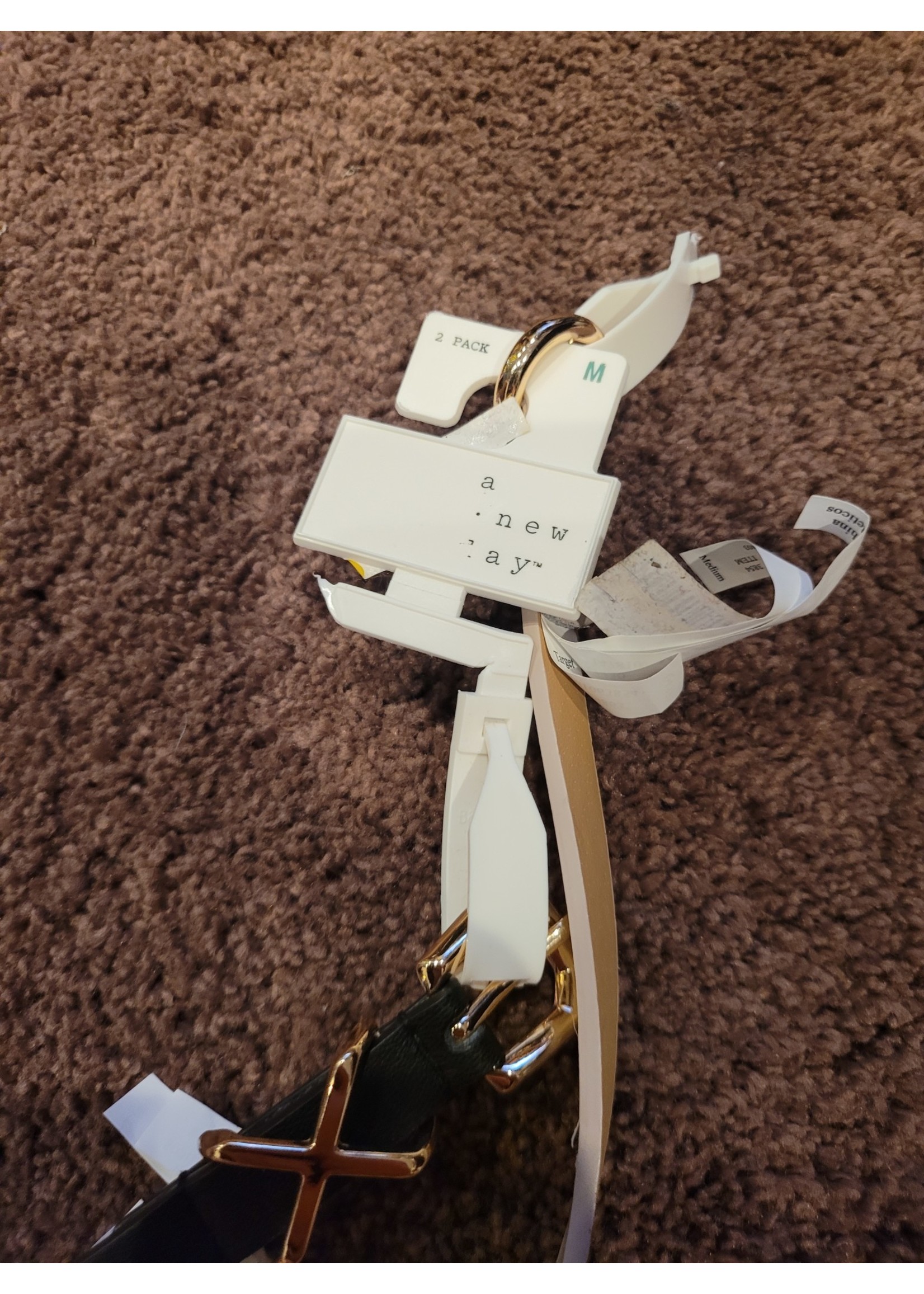 AND BELT AND Belt 2 Pk Taupe