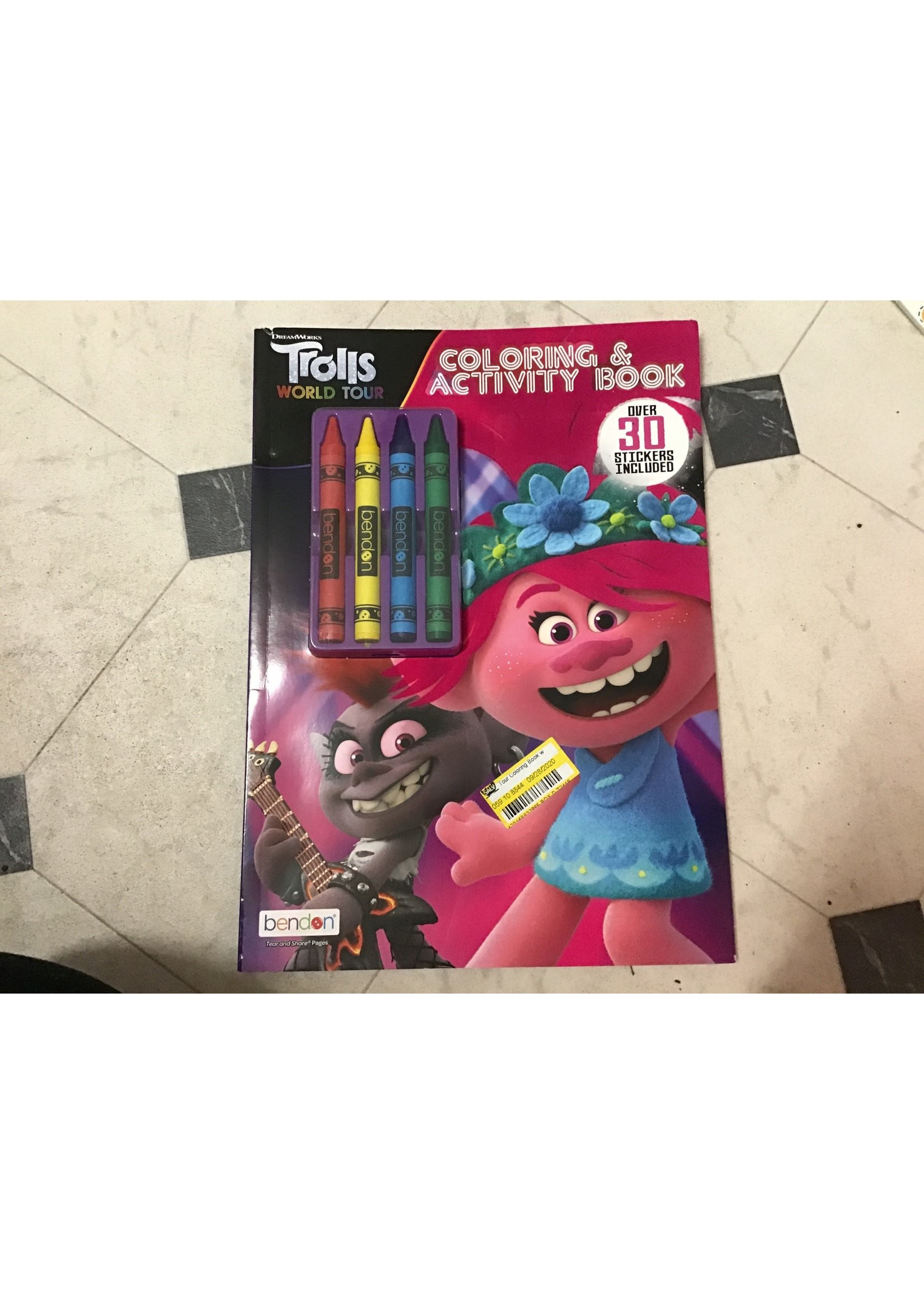 Trolls World Tour Coloring Book With Crayons - Target Exclusive Edition