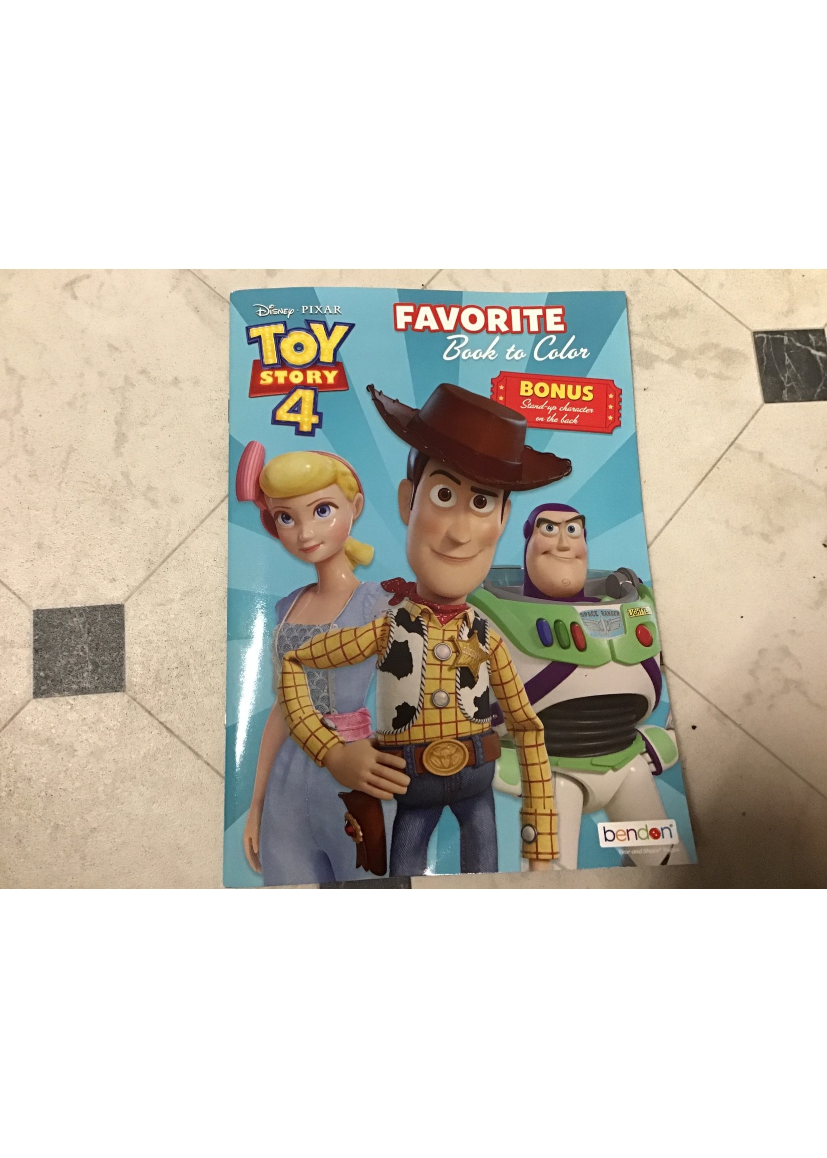 Toy Story 4 Favorite Book to Color