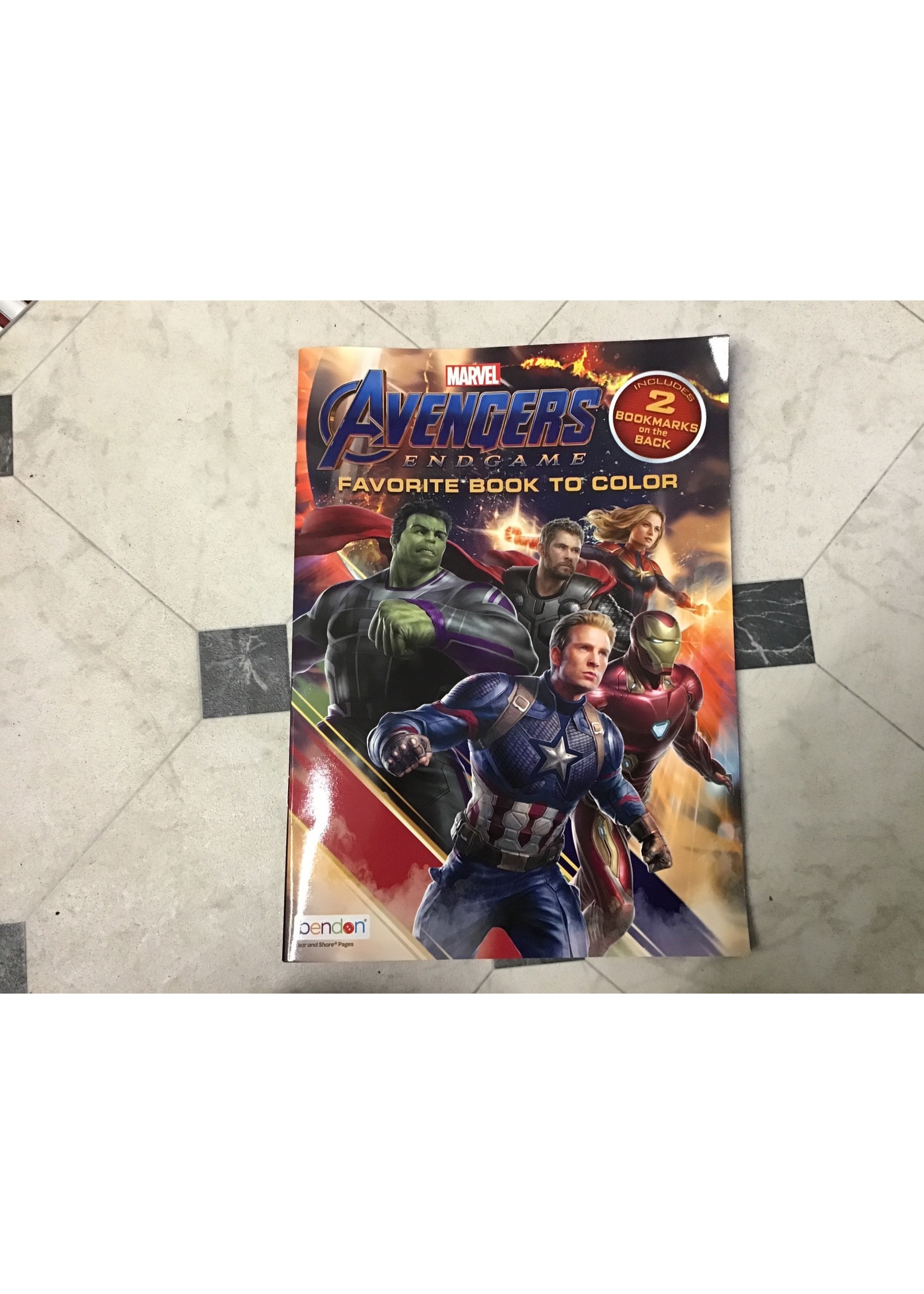 Avengers Favorite Book to Color