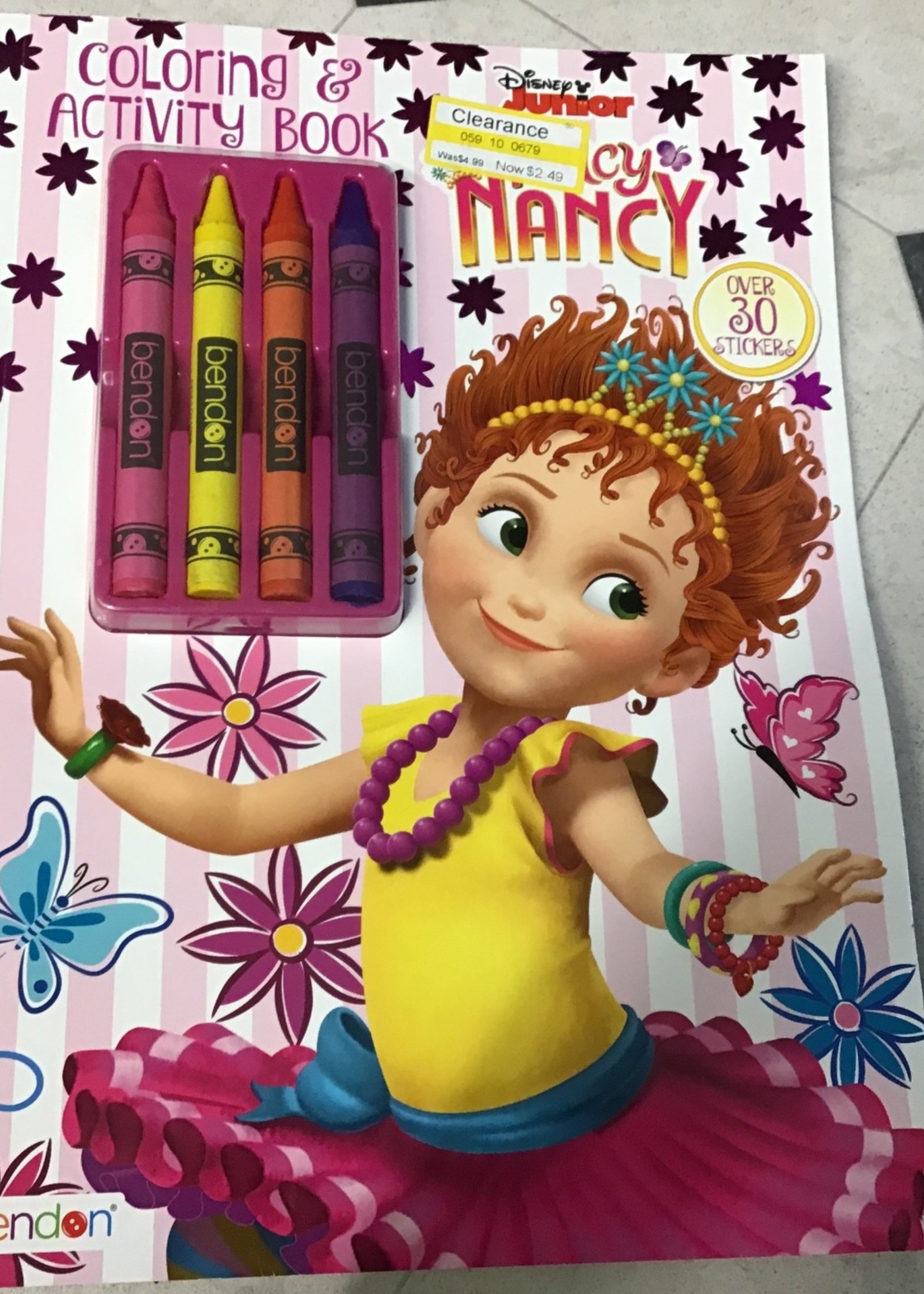Download Disney Jr Fancy Nancy Coloring Book W Crayons D3 Surplus Outlet