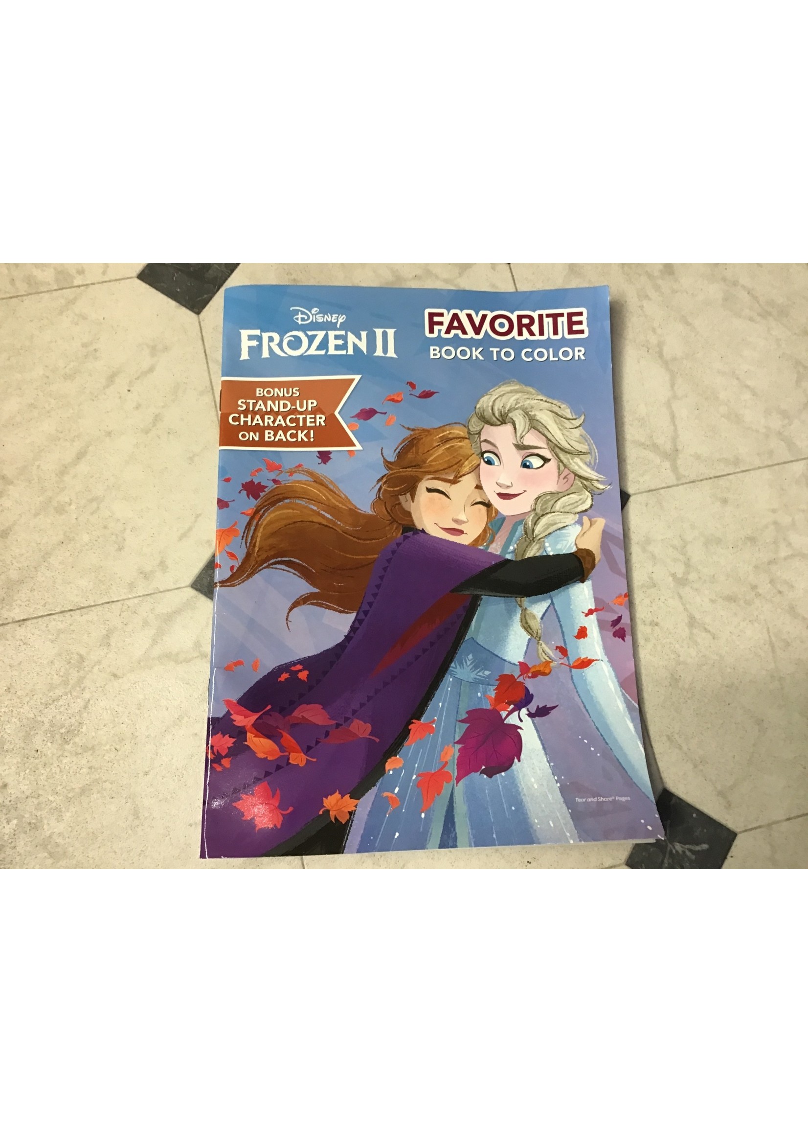 Frozen 2 Favorite Book to Color