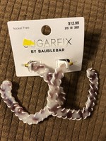 SUGARFIX by BaubleBar Geometric Beaded Hoop Earrings - Pink