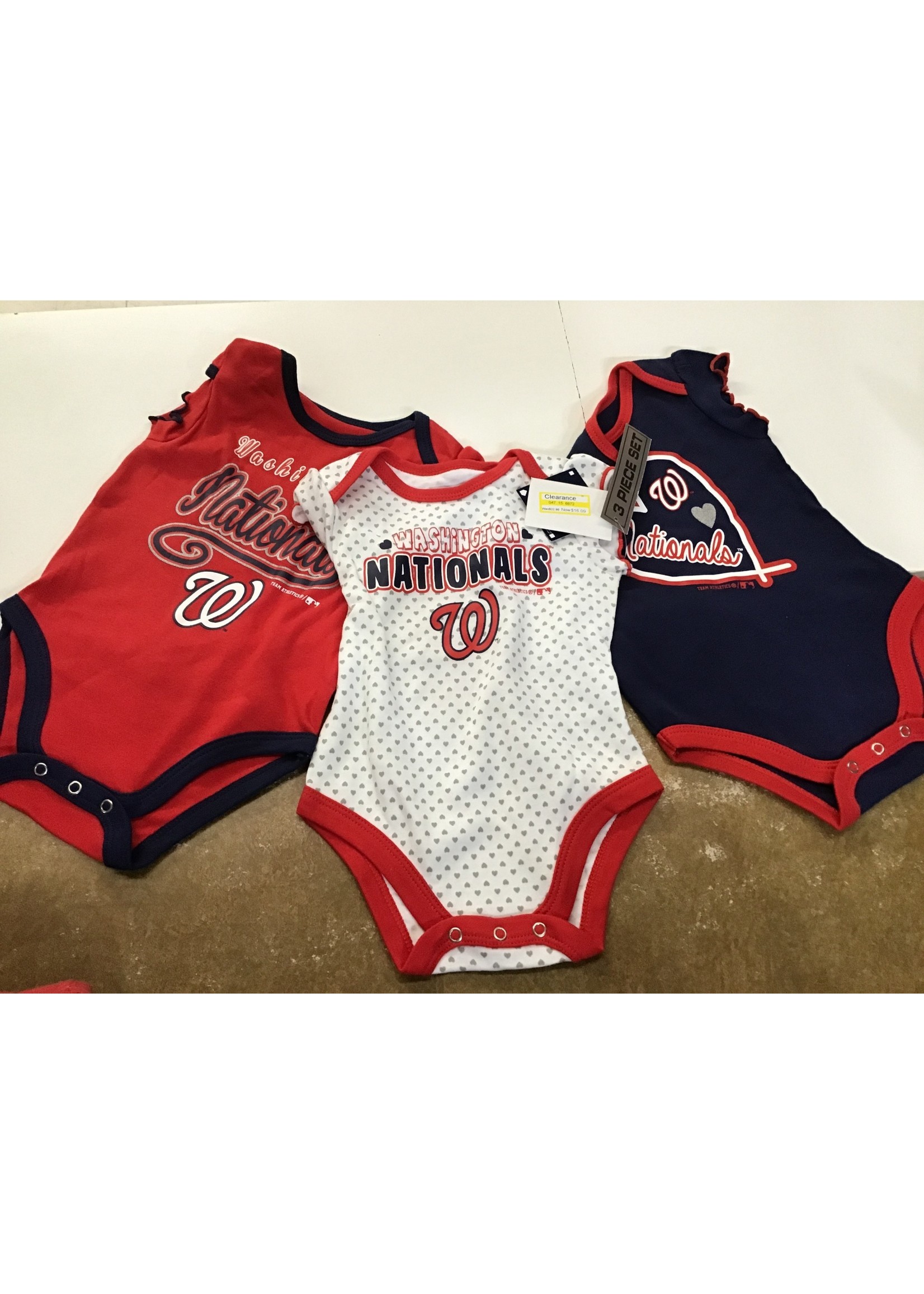 MLB Washington Nationals Girls' Bodysuit