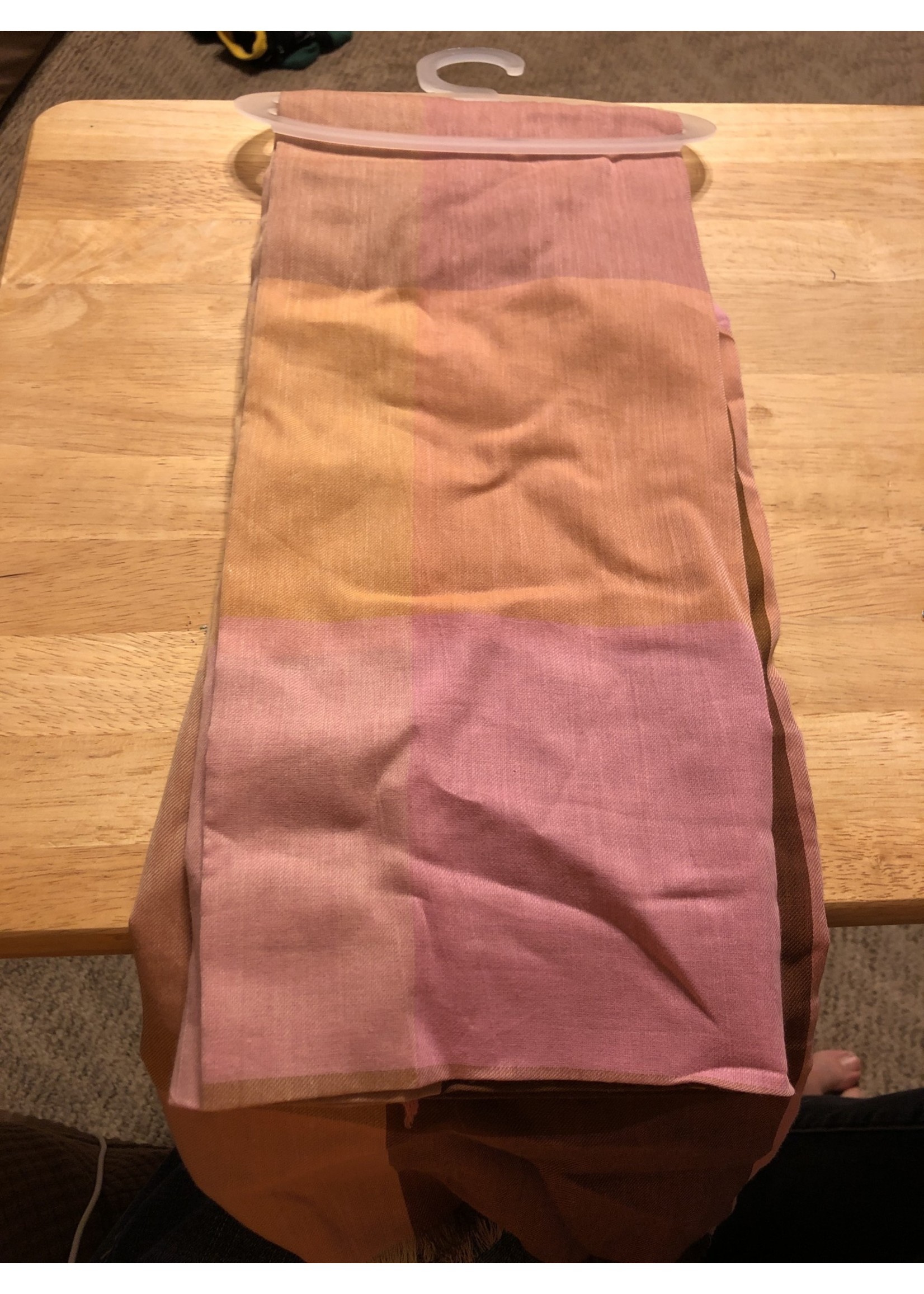 Women's Plaid Square Scarf –  Universal Thread™ Pink/Orange