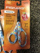 Fiskars 5 Kids' Scissors Pointed Tip - Assorted Designs - D3