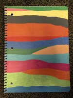 Spiral Notebook 1 Subject Wide Ruled Primary Stripes - Gartner Studios