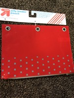 Jelly Binder Pencil Pouch Red Square - Up&Up™