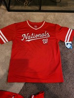 Boys Pullover Jersey Washington Nationals Large 12/14