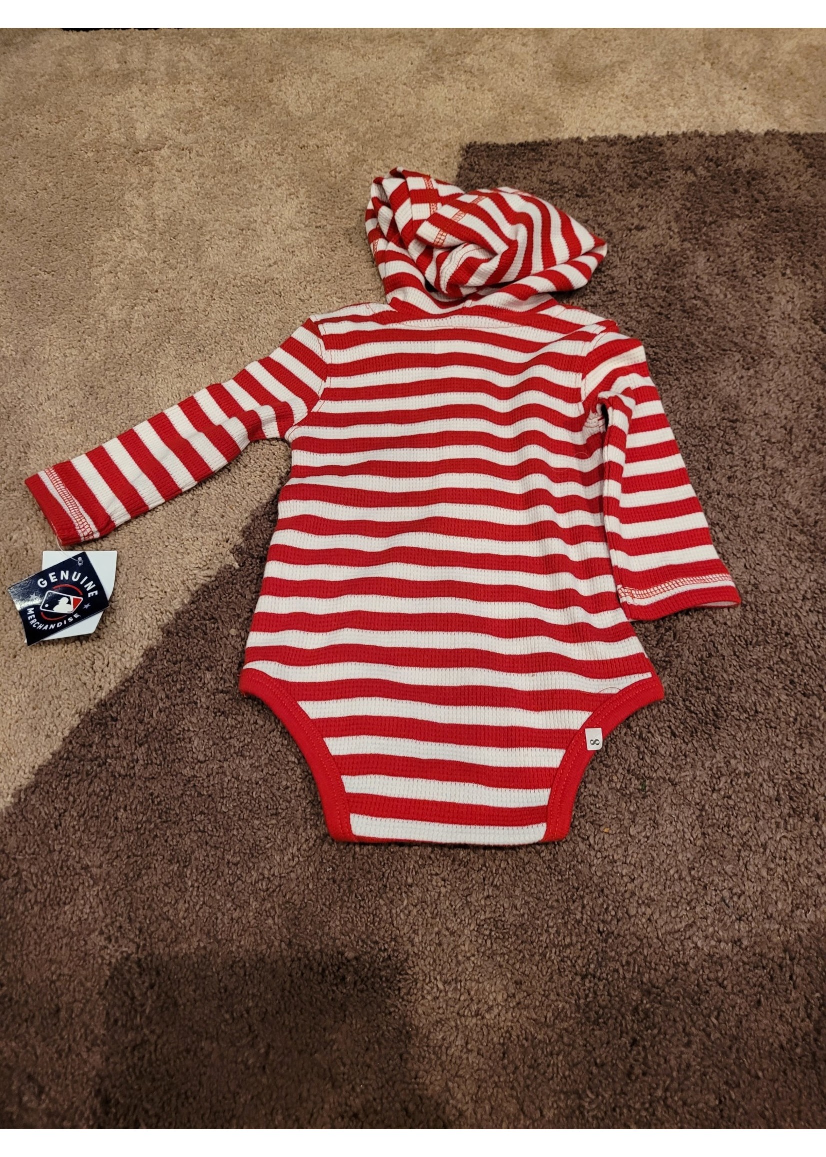 MLB Infant Striped Washington National Onesie 3-6M