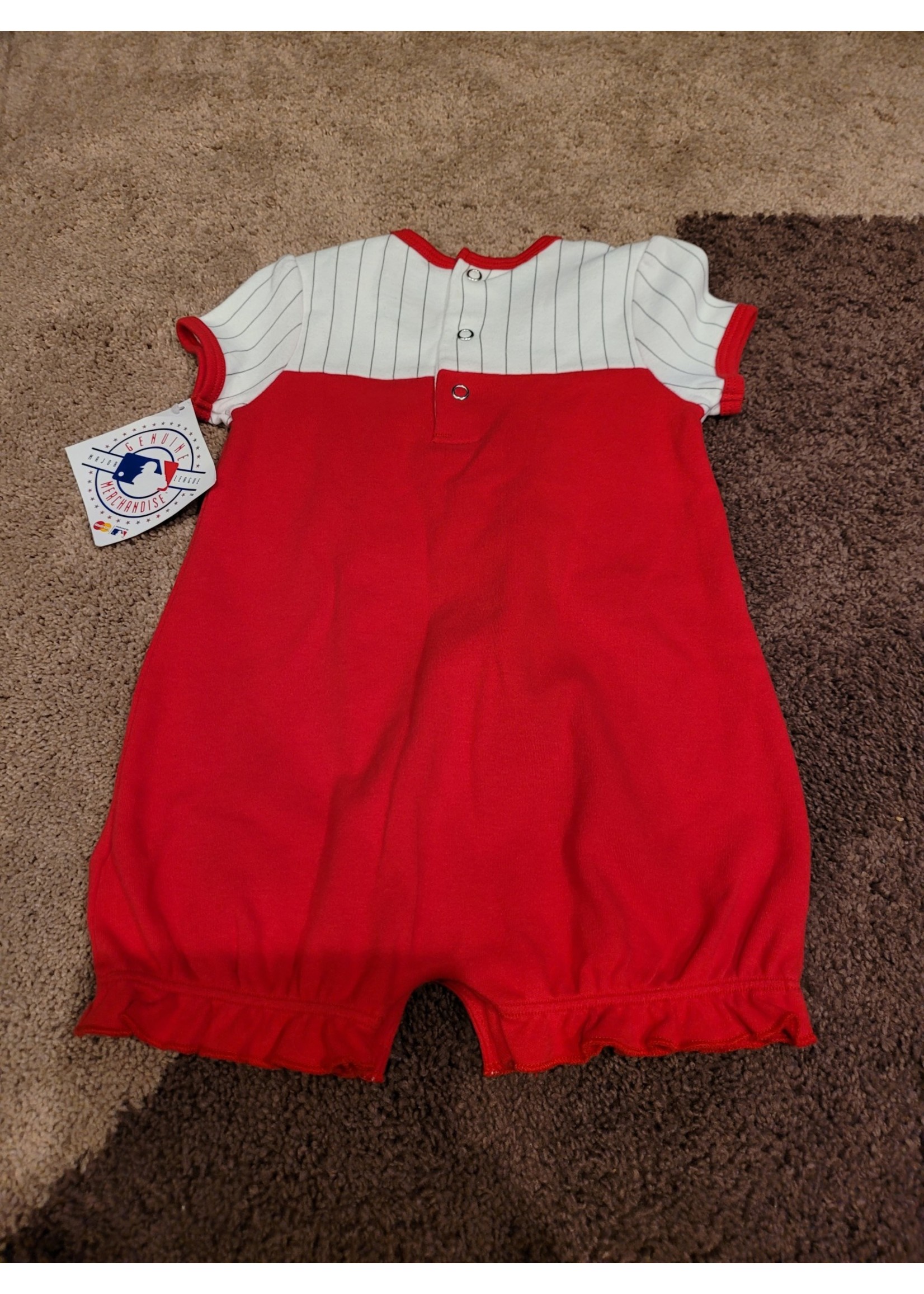 Infant Girl MLB Washington Nationals Onesie Shorts 0-3M