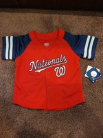 Toddler MLB Jersey Stripes Washington Nationals 12M