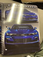 70 sheets Wide Rule Notebook Camaro