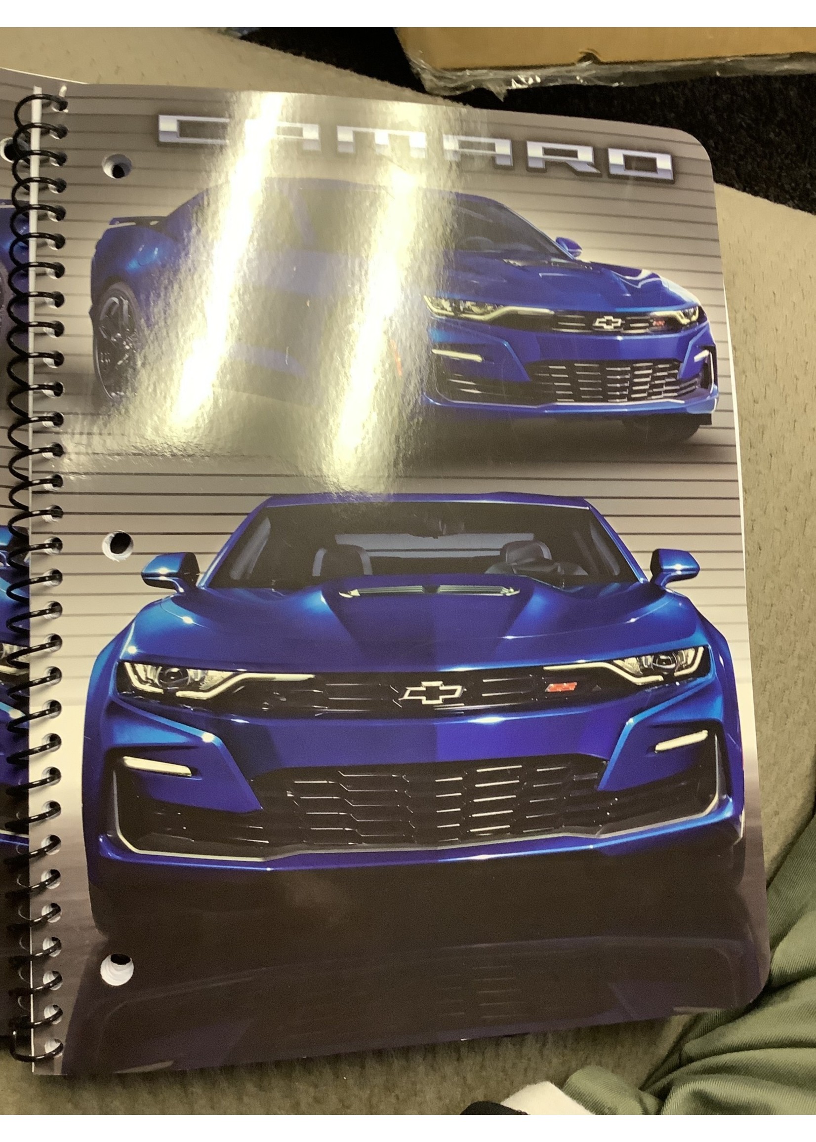70 sheets Wide Rule Notebook Camaro