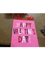 LARGE SPECIALTY BAG HVD ON PINK W/RED CUFF