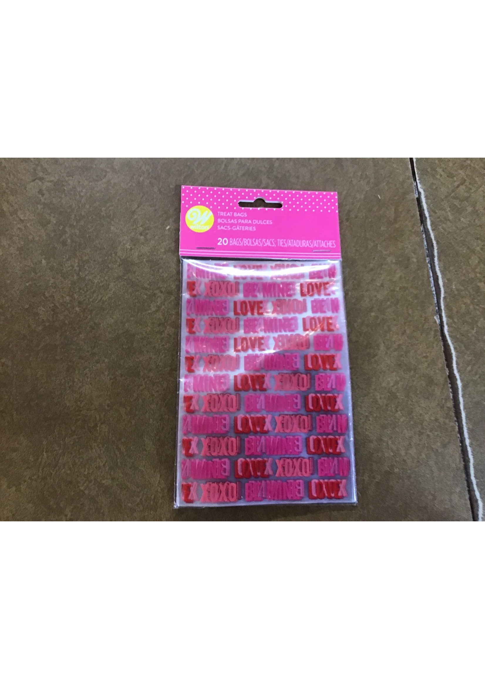 Valentines treat bags Wilton