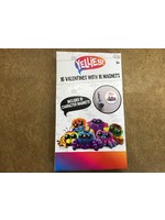 Yellies 16ct Valentines With Magnets