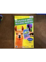 16ct Valentines Wild Animal Scratch And Smell Kit