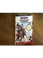Marvel Avengers Endgame 16ct Valentines With Glow Sticks