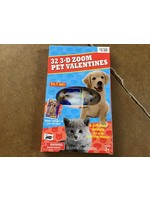 32ct 3D Zoom Pets Valentines With Zoom Cards - Mello Smello