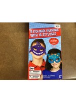 16ct Valentines Etch Animal Masks Kit